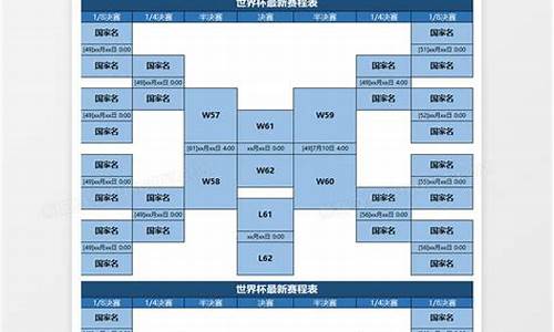 世界杯比赛安排表格模板图_世界杯比赛安排表格模板